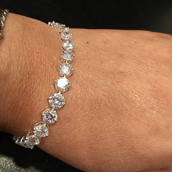 🔥FINALPRICE🔥Sterling.925.RJ.GrazianoCZ.bracelet - Picture 3 of 16